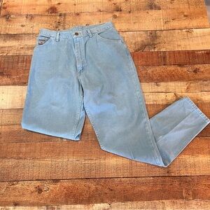 Women's Light Blue Straight Leg Jeans